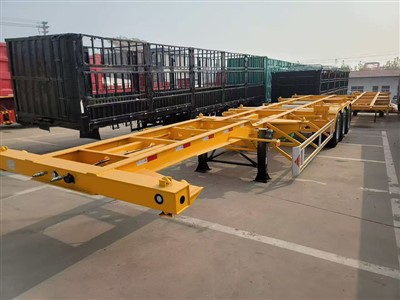 3 teljega Skeleton konteinerhaagis