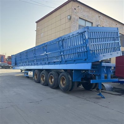 Drop Side Dump Treiler